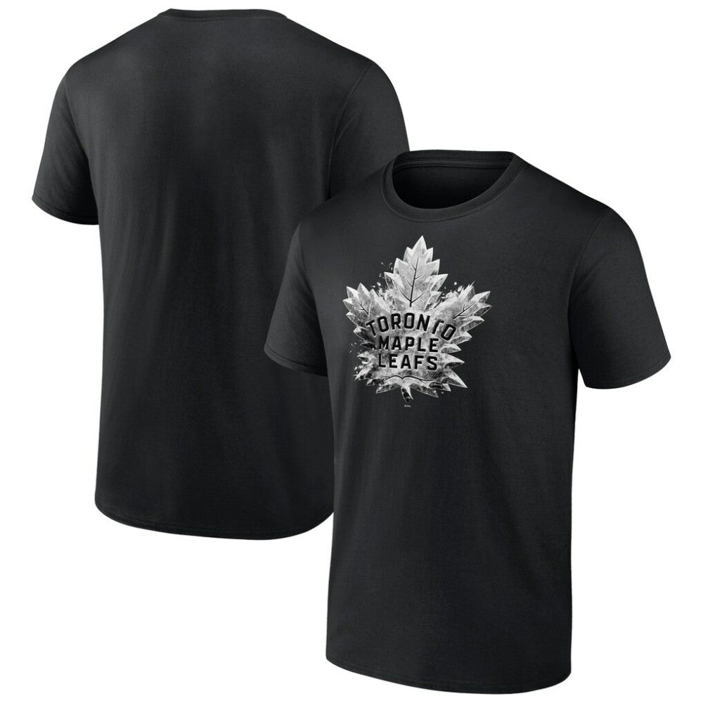 Toronto Maple Leafs Iced Out T-Shirt - Black - NHL