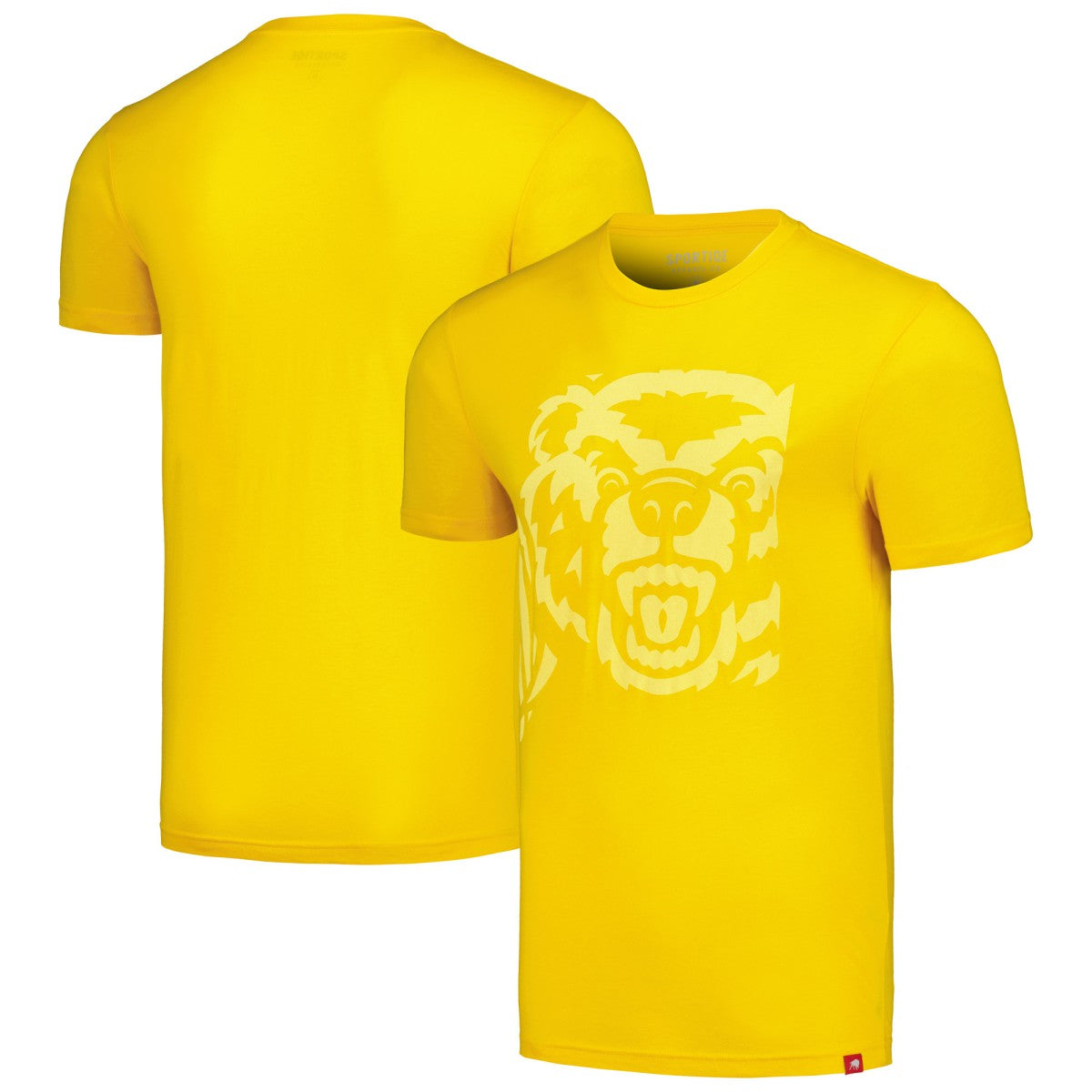 Memphis Grizzlies Sportiqe Unisex Bear Baller Tri-Blend Comfy T-Shirt Gold - NBA