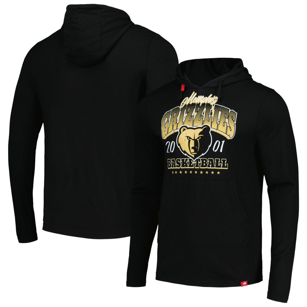 Memphis Grizzlies Sportiqe Unisex Rowan Tri-Blend Pullover Hoodie Black - NBA