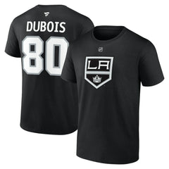 Pierre-Luc Dubois Los Angeles Kings Fanatics Authentic Stack Name & Number T-Shirt - Black - NHL