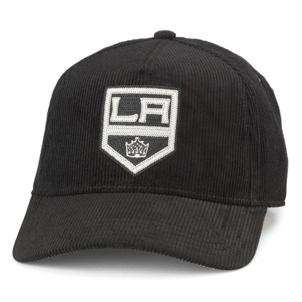 Los Angeles Kings American Needle Corduroy Chain Stitch Adjustable Hat - Black - NHL