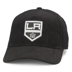 Los Angeles Kings American Needle Corduroy Chain Stitch Adjustable Hat - Black - NHL