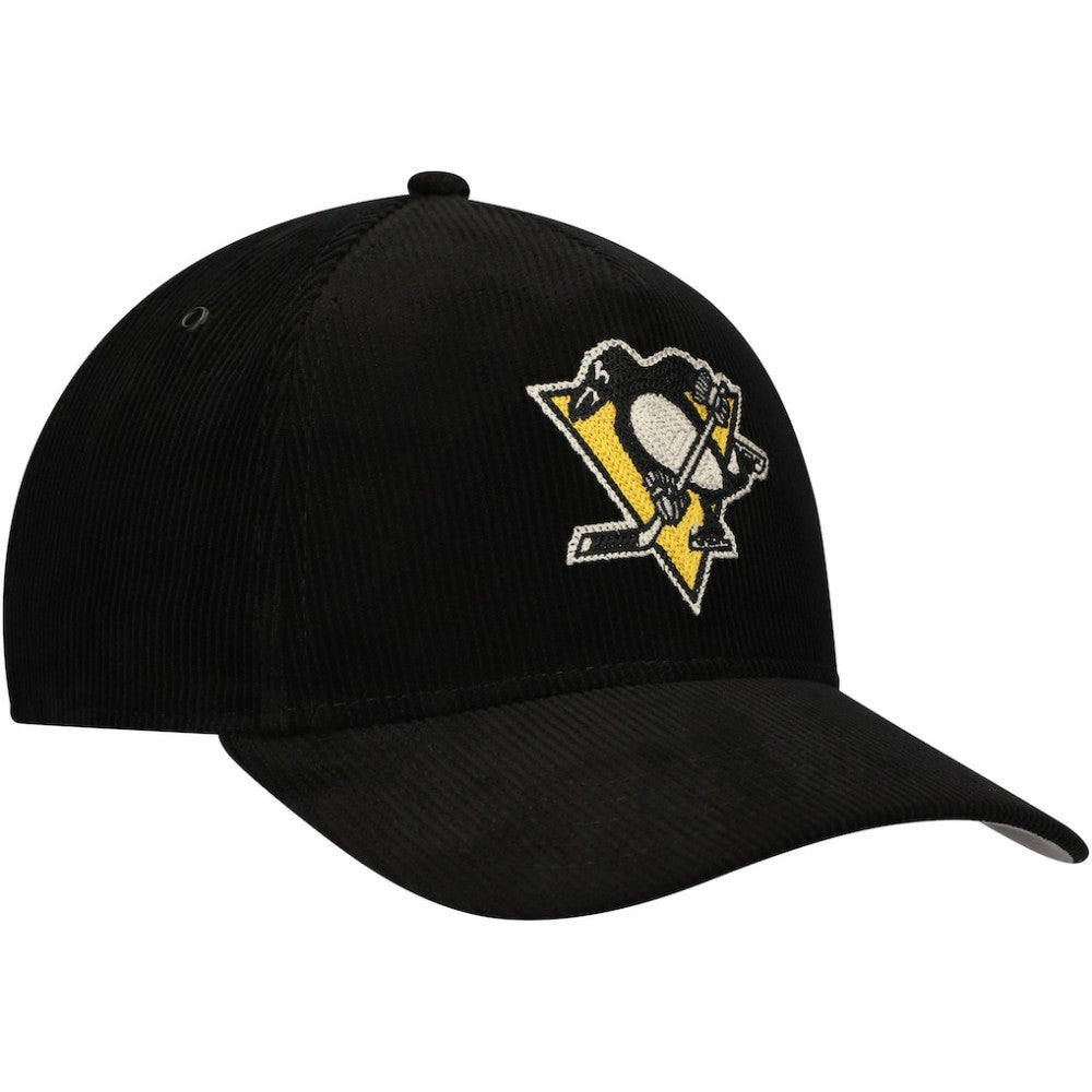 Pittsburgh Penguins American Needle Corduroy Chain Stitch Adjustable Hat - Black - NHL