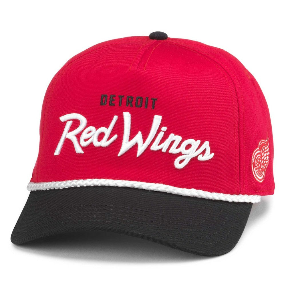 Detroit Red Wings American Needle Roscoe Washed Twill Adjustable Hat - Red/Black - NHL