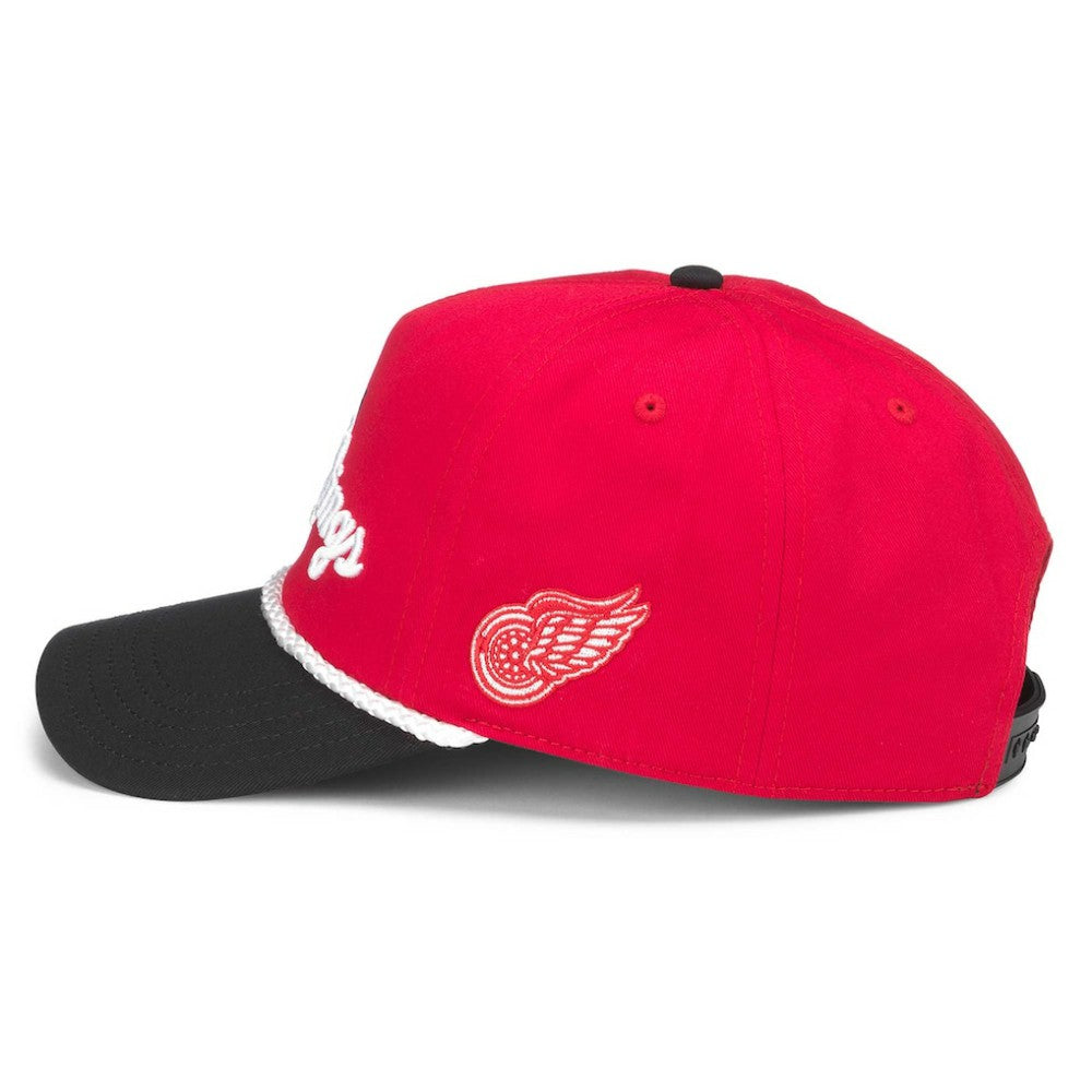 Detroit Red Wings American Needle Roscoe Washed Twill Adjustable Hat - Red/Black - NHL
