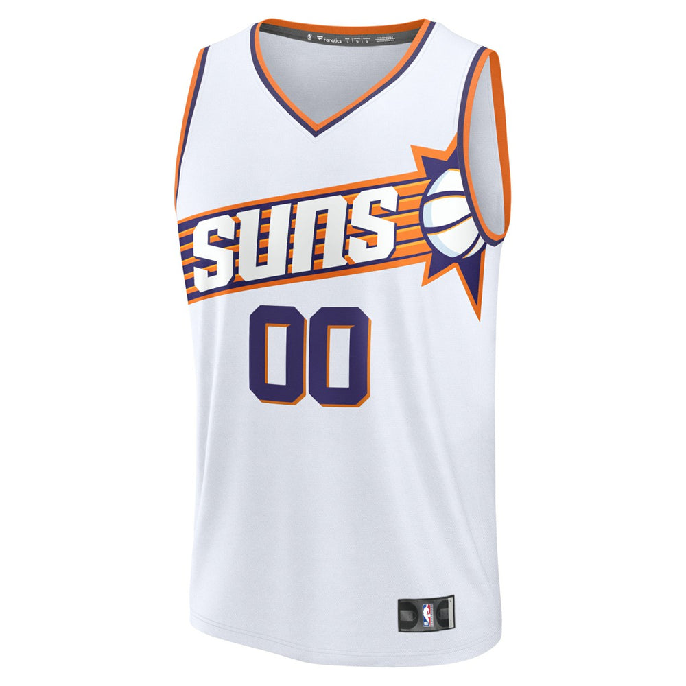 Phoenix Suns Youth Fast Break Custom Replica Jersey White Association Edition - NBA