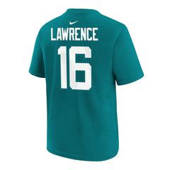 Trevor Lawrence Jacksonville Jaguars Preschool Player Name & Number T-Shirt Teal | Nike for Sale