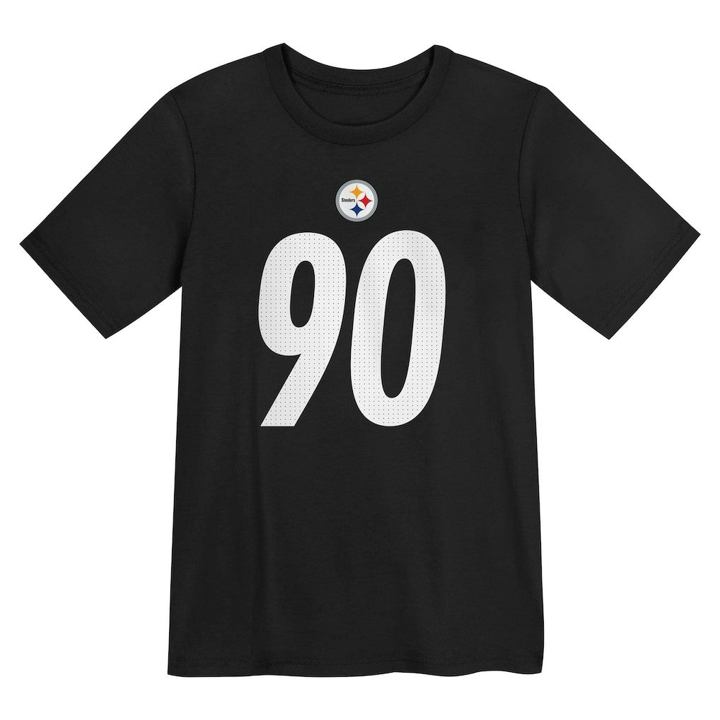 T.J. Watt Pittsburgh Steelers Preschool Player Name & Number T-Shirt Black | Nike for Sale