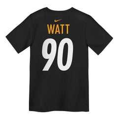 T.J. Watt Pittsburgh Steelers Preschool Player Name & Number T-Shirt Black | Nike for Sale
