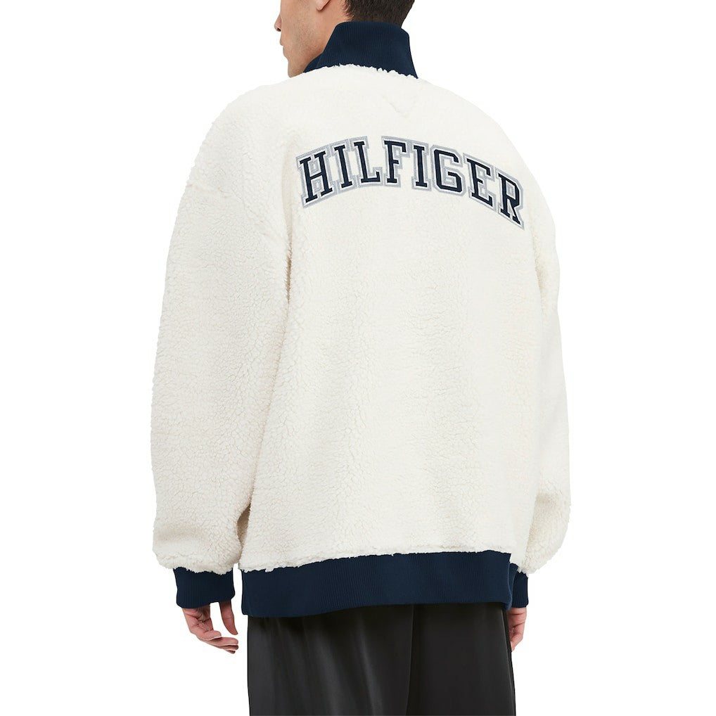Dallas Cowboys Tommy Hilfiger Jordan Sherpa Quarter-Zip Jacket White | NFL