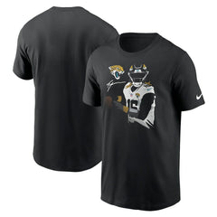 Trevor Lawrence Jacksonville Jaguars Player Graphic T-Shirt Black | Nike for Sale