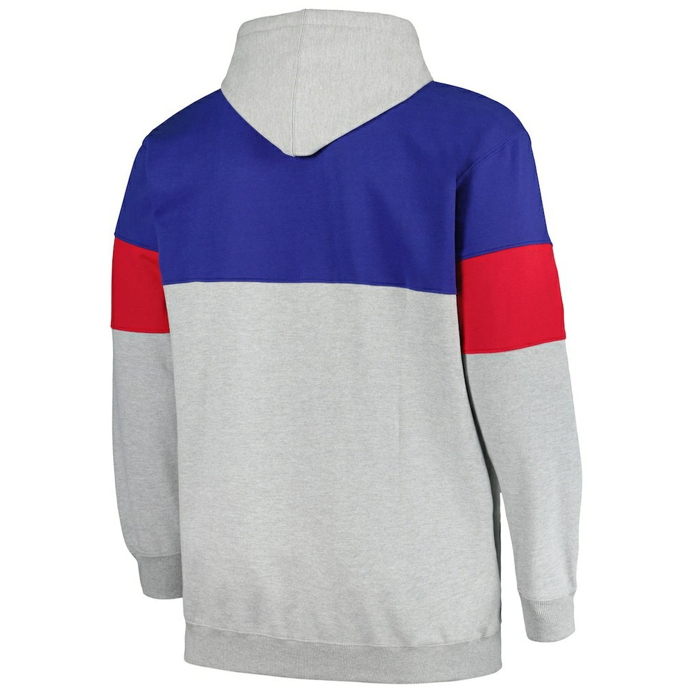 Philadelphia 76ers Big & Tall Pullover Hoodie Royal/Red - NBA