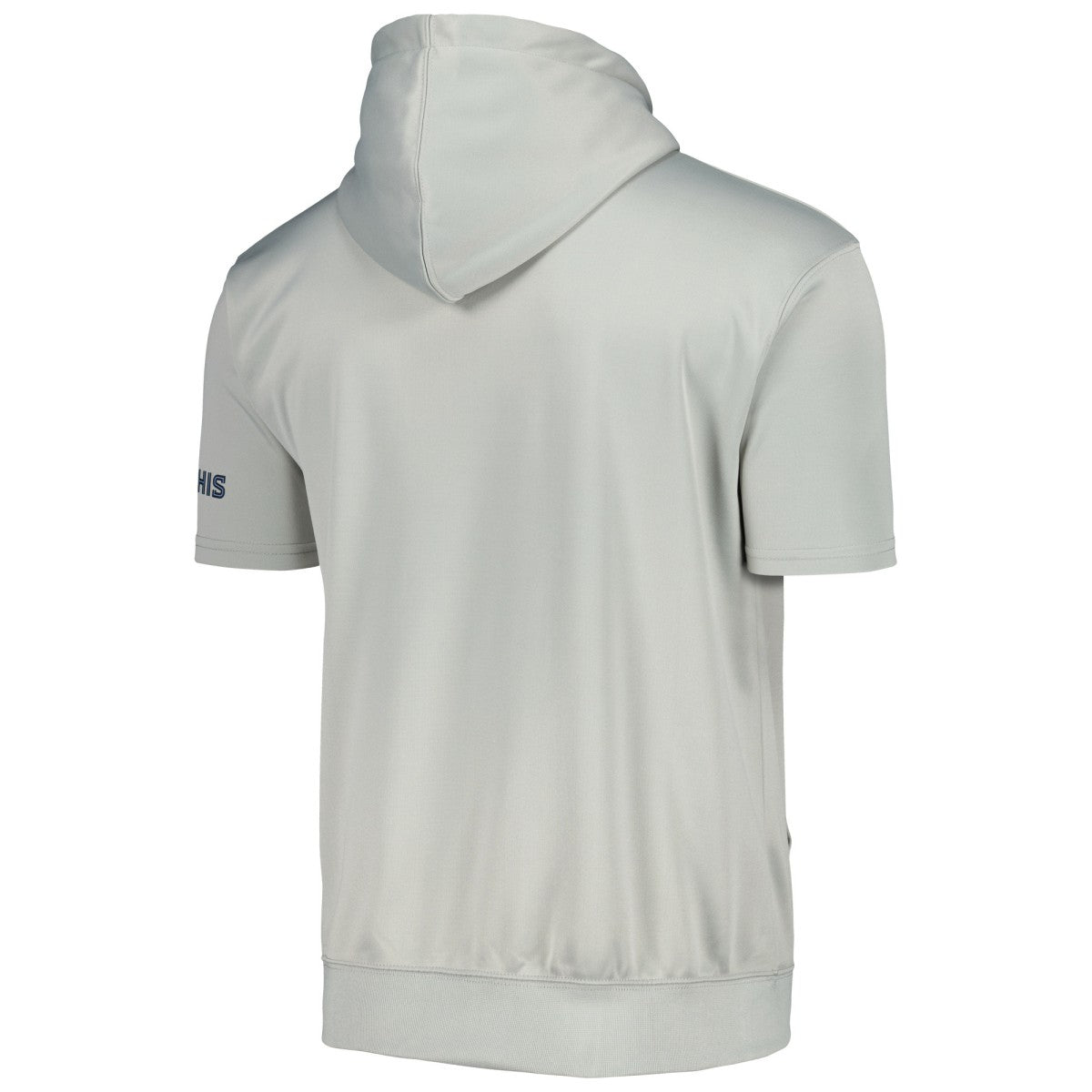 Memphis Grizzlies Short Sleeve Pullover Hoodie Silver/Light Blue - NBA