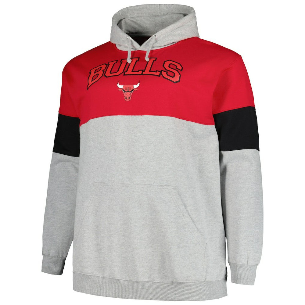 Chicago Bulls Big & Tall Pullover Hoodie Red/Black - NBA