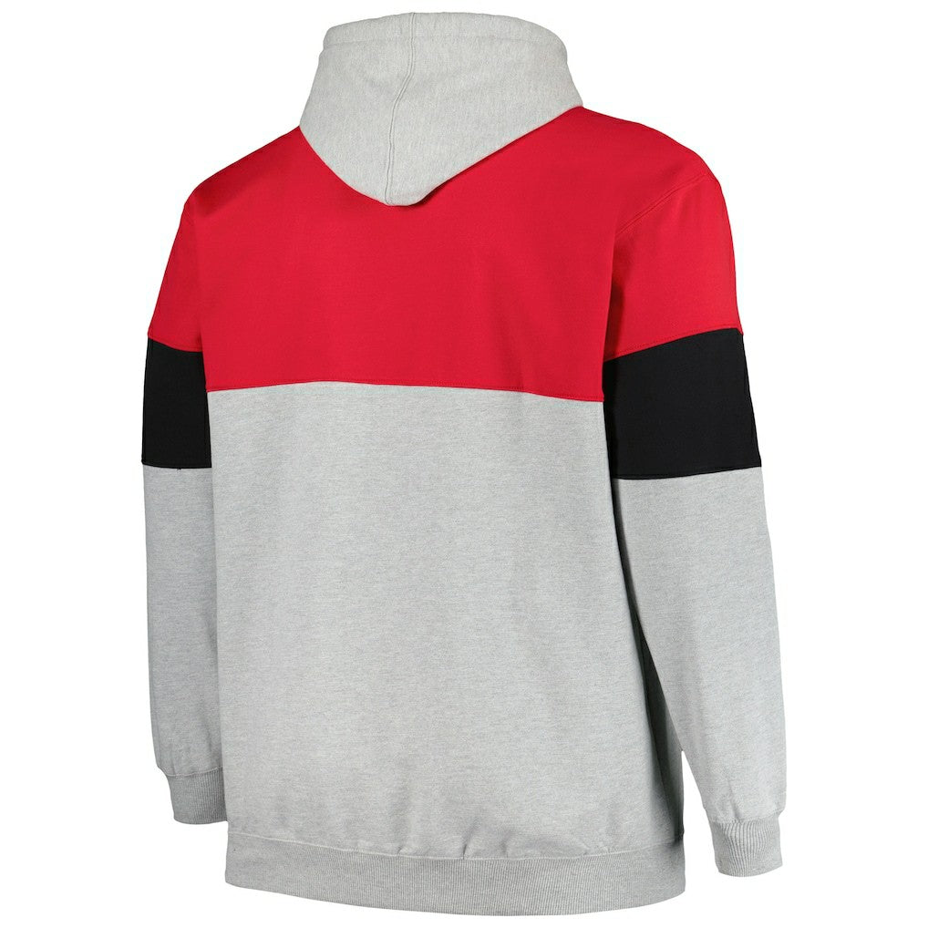 Chicago Bulls Big & Tall Pullover Hoodie Red/Black - NBA