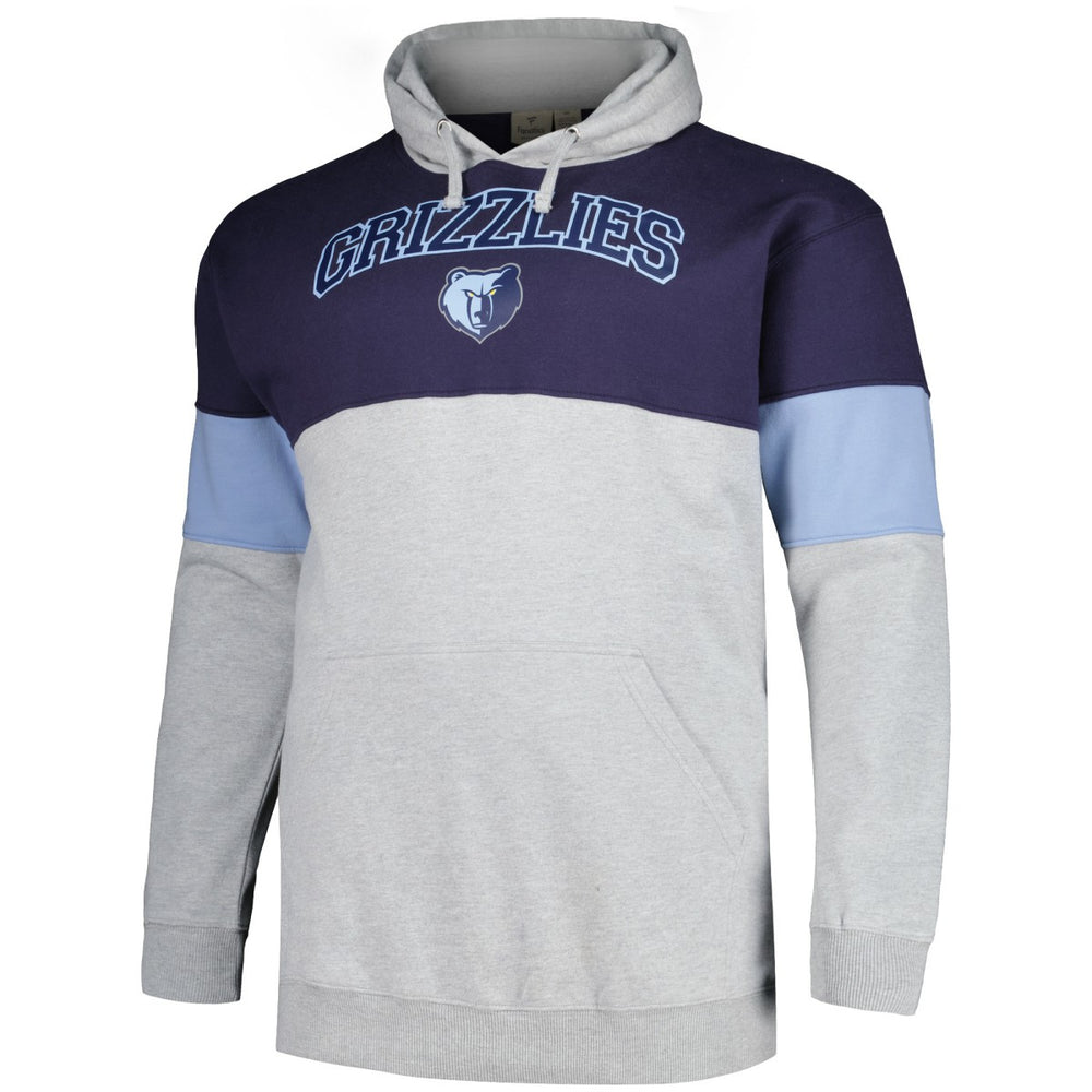 Memphis Grizzlies Big & Tall Pullover Hoodie Navy/Light Blue - NBA