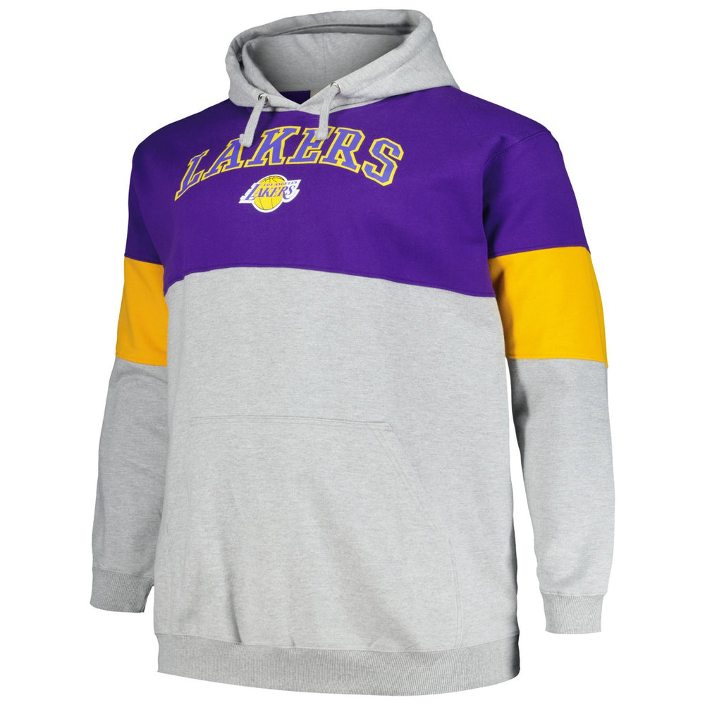 Los Angeles Lakers Big & Tall Pullover Hoodie Purple/Gold - NBA