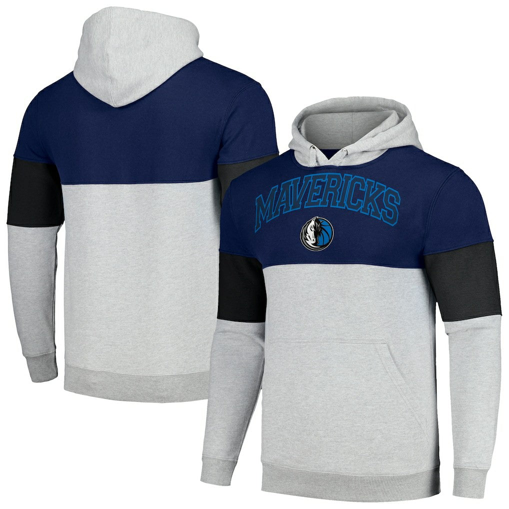 Dallas Mavericks Big & Tall Pullover Hoodie Navy/Black - NBA