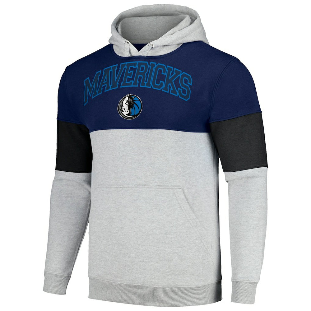 Dallas Mavericks Big & Tall Pullover Hoodie Navy/Black - NBA