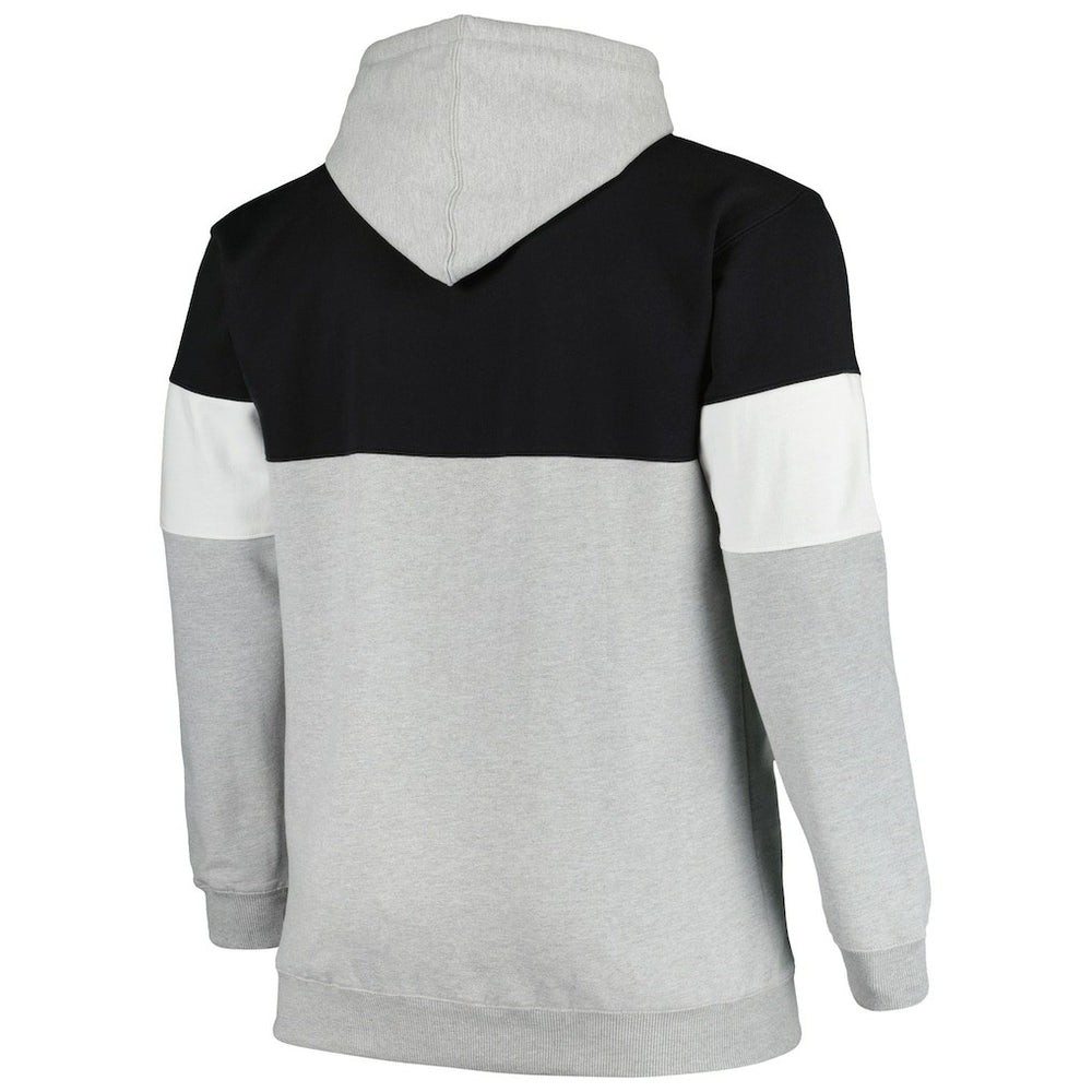 Brooklyn Nets Big & Tall Pullover Hoodie Black/White - NBA