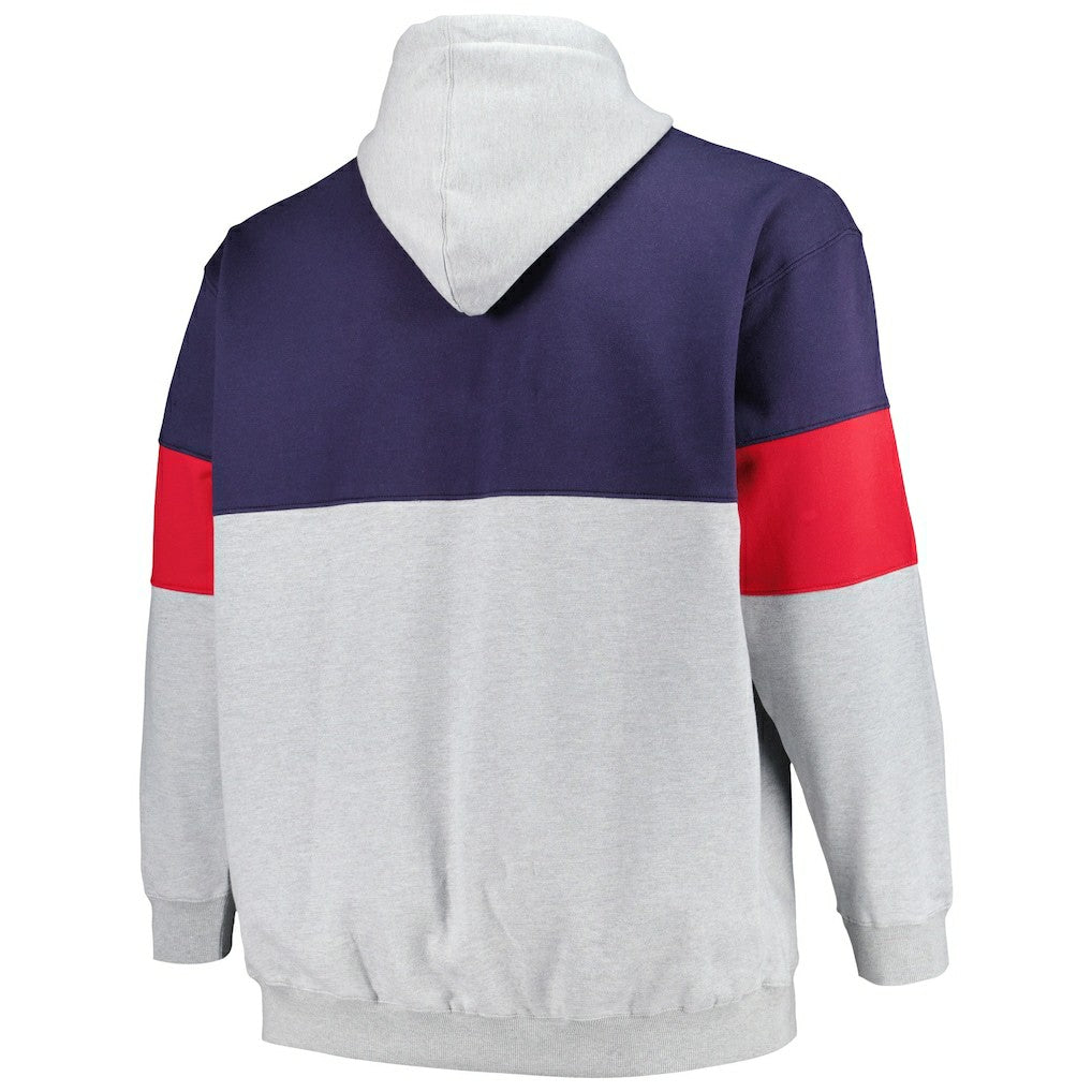 New Orleans Pelicans Big & Tall Pullover Hoodie Navy/Red - NBA