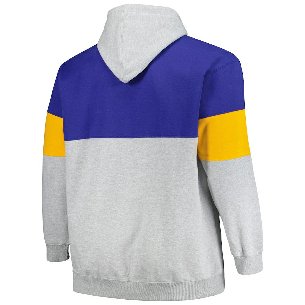 Golden State Warriors Big & Tall Pullover Hoodie Royal/Gold - NBA