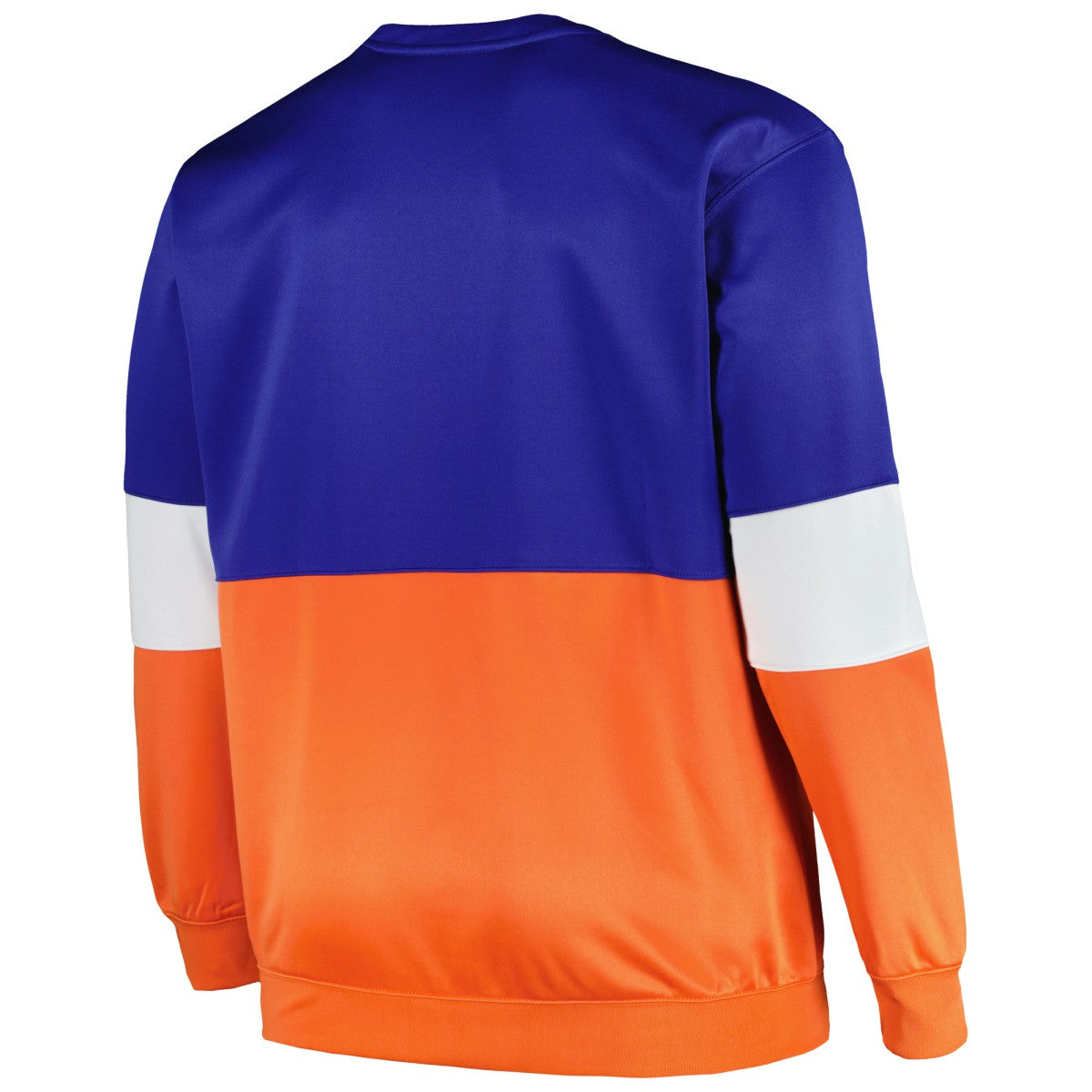 New York Knicks Big & Tall Split Pullover Sweatshirt Blue/Orange - NBA