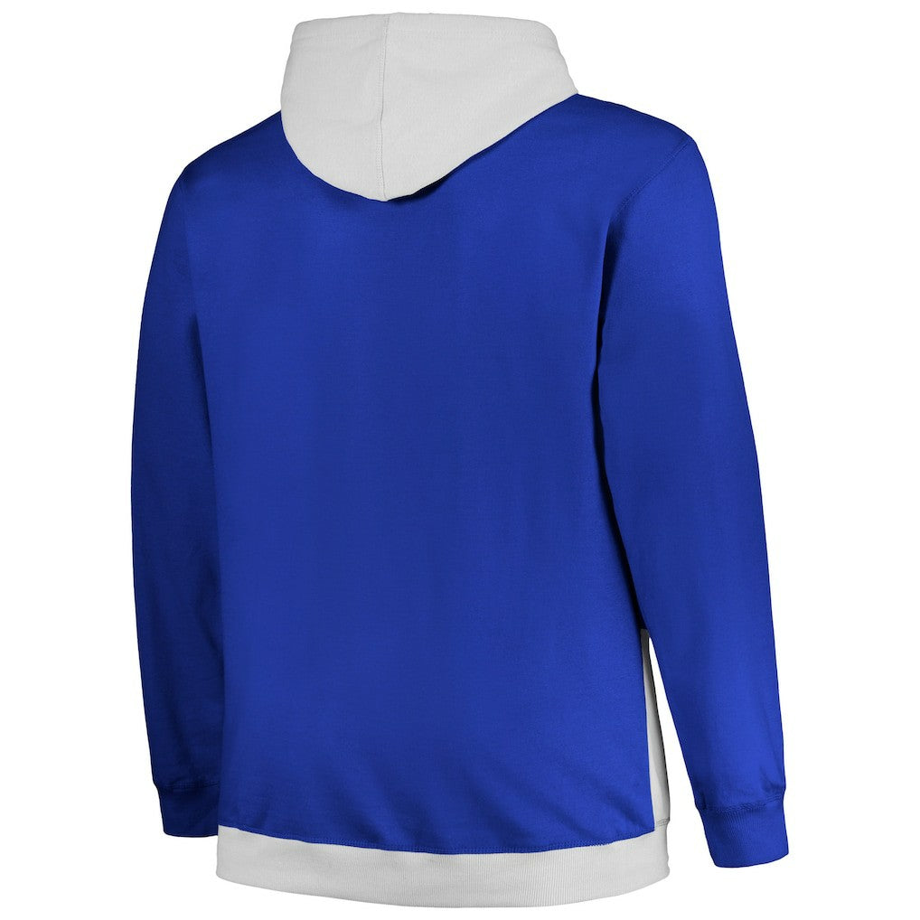 Philadelphia 76ers Big & Tall Primary Arctic Pullover Hoodie Royal/Silver - NBA