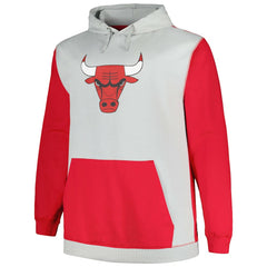 Chicago Bulls Big & Tall Primary Arctic Pullover Hoodie Red/Silver - NBA