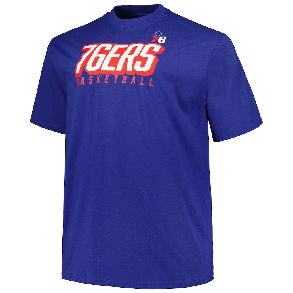 Philadelphia 76ers Big & Tall Short Sleeve & Long Sleeve T-Shirt Set Royal/Red - NBA
