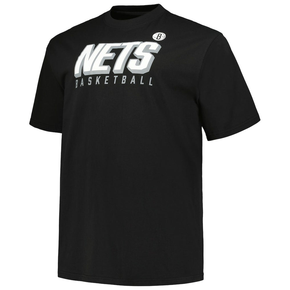 Brooklyn Nets Big & Tall Short Sleeve & Long Sleeve T-Shirt Set Black/White - NBA