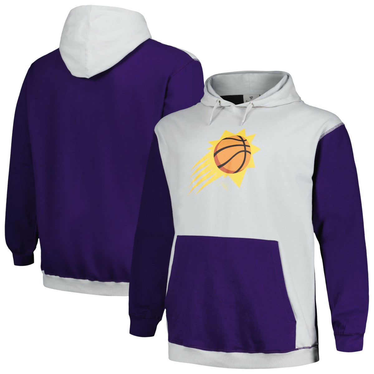 Phoenix Suns Big & Tall Primary Arctic Pullover Hoodie Purple/Silver - NBA