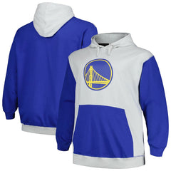 Golden State Warriors Big & Tall Primary Arctic Pullover Hoodie Royal/Silver - NBA