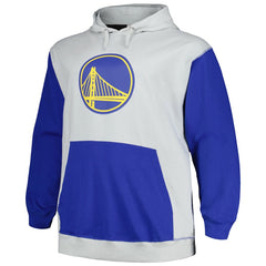 Golden State Warriors Big & Tall Primary Arctic Pullover Hoodie Royal/Silver - NBA