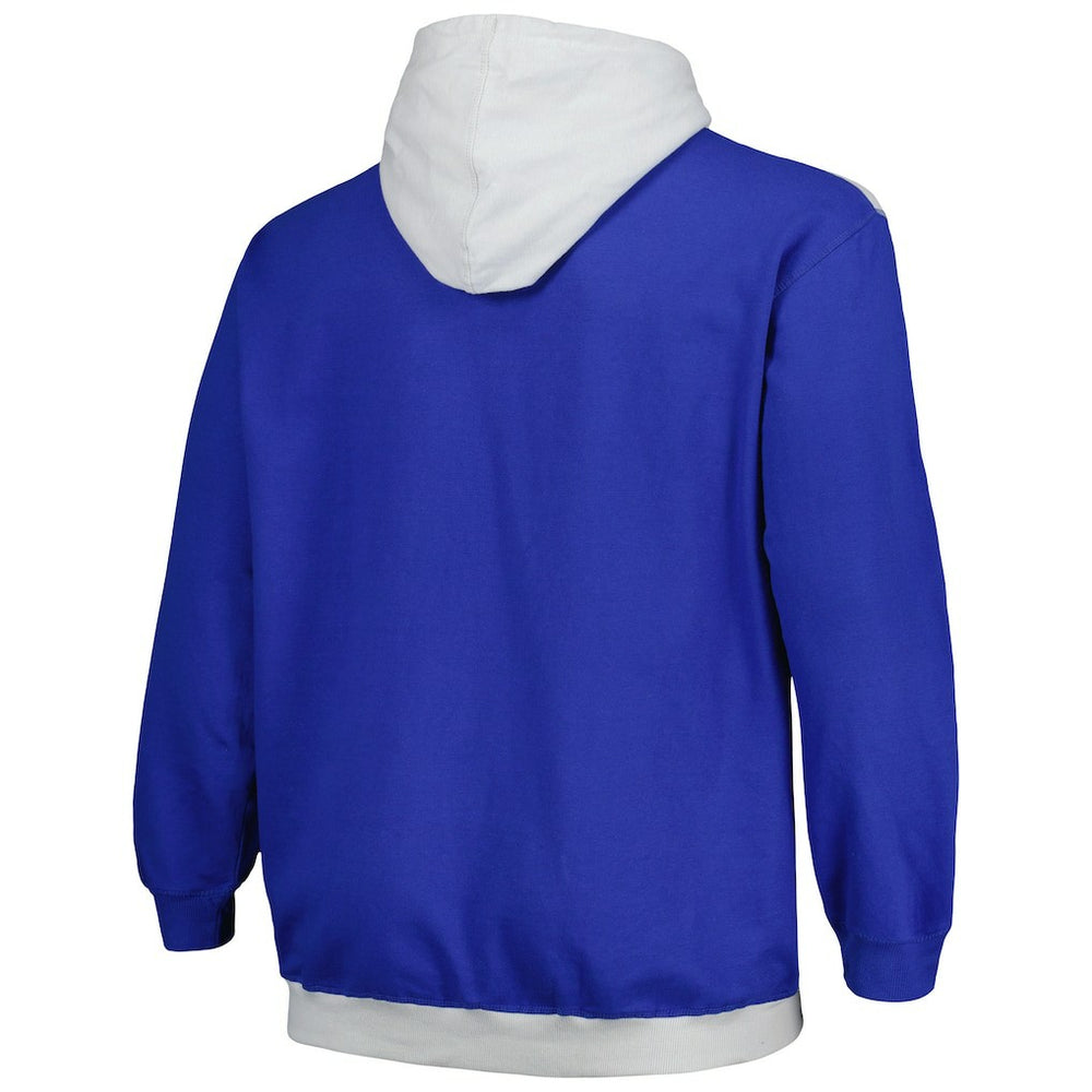 Golden State Warriors Big & Tall Primary Arctic Pullover Hoodie Royal/Silver - NBA