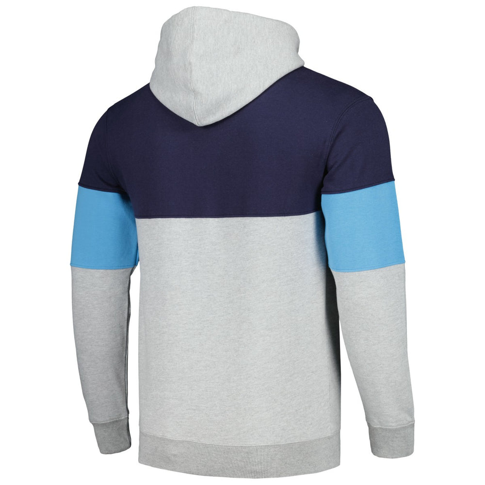Memphis Grizzlies Contrast Pieced Pullover Hoodie Navy - NBA