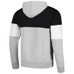 Brooklyn Nets Contrast Pieced Pullover Hoodie Black - NBA