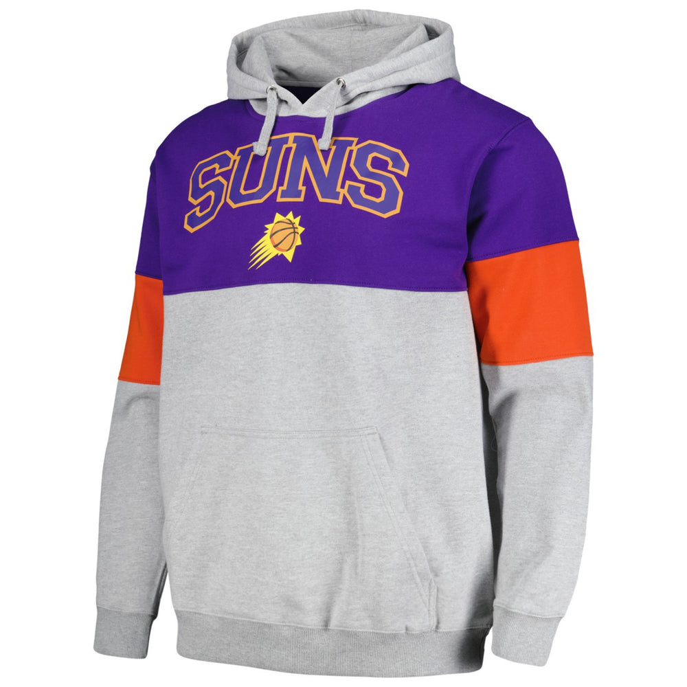 Phoenix Suns Contrast Pieced Pullover Hoodie Purple - NBA