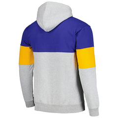 Golden State Warriors Contrast Pieced Pullover Hoodie Royal - NBA