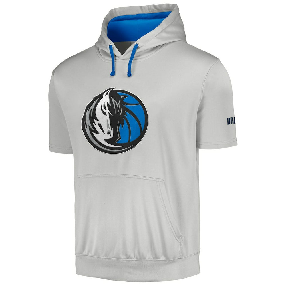 Dallas Mavericks Big & Tall Logo Pullover Hoodie Silver - NBA