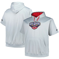 New Orleans Pelicans Big & Tall Logo Pullover Hoodie Silver - NBA