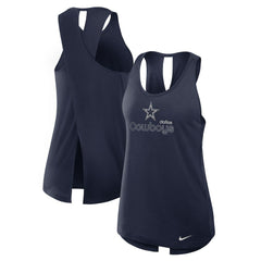 Dallas Cowboys Women's Plus Size Performance Tank Top Navy | Nike for Sale