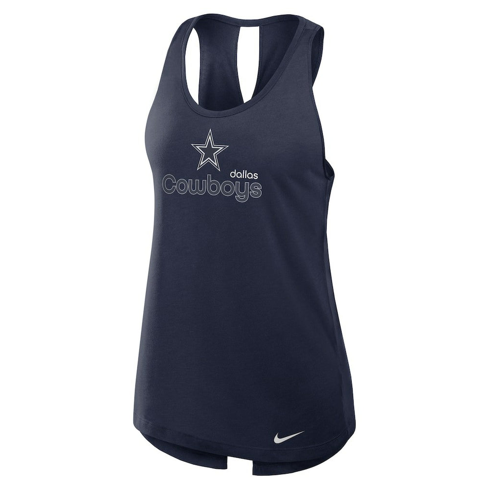 Dallas Cowboys Women's Plus Size Performance Tank Top Navy | Nike for Sale