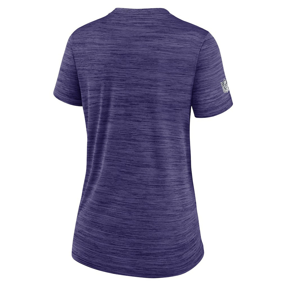 Baltimore Ravens Women's Sideline Velocity Dri-FIT T-Shirt Purple | Nike for Sale