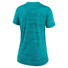 Miami Dolphins Women's Sideline Velocity Dri-FIT T-Shirt Aqua | Nike for Sale
