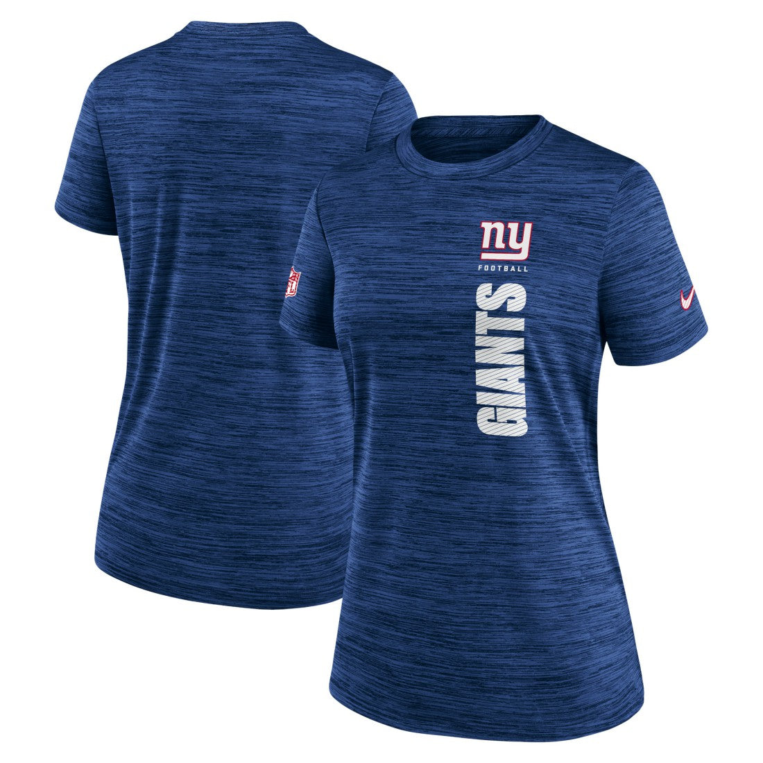 New York Giants Women's Sideline Velocity Dri-FIT T-Shirt Royal | Nike for Sale