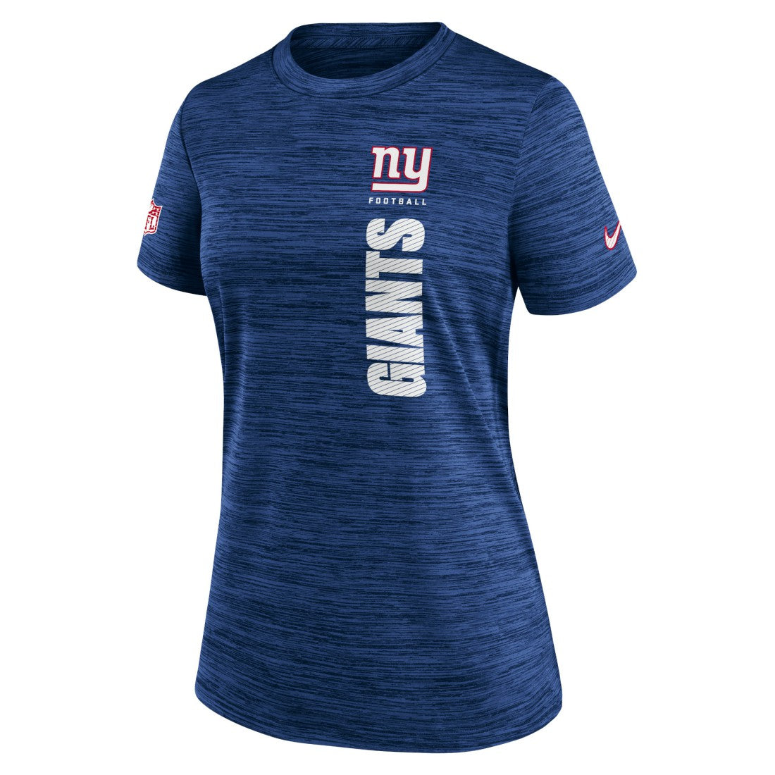 New York Giants Women's Sideline Velocity Dri-FIT T-Shirt Royal | Nike for Sale