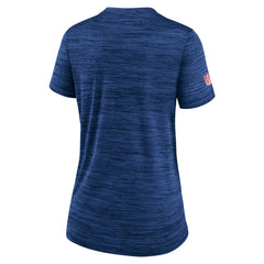 New York Giants Women's Sideline Velocity Dri-FIT T-Shirt Royal | Nike for Sale