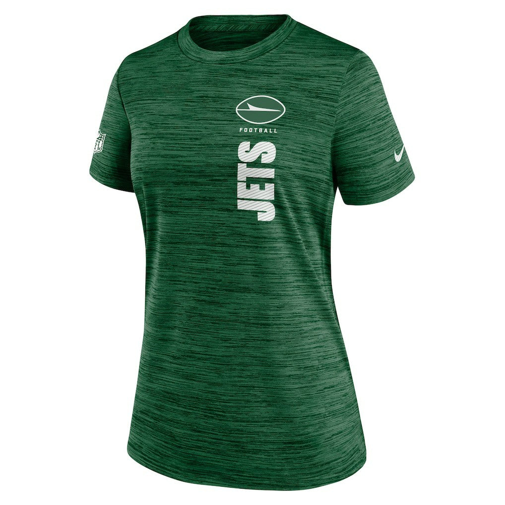 New York Jets Women's Sideline Velocity Dri-FIT T-Shirt Green | Nike for Sale