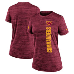 Washington Commanders Women's Sideline Velocity Dri-FIT T-Shirt Burgundy | Nike for Sale